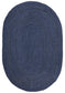 Bondi Navy Oval Rug