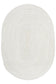 Bondi White Oval Rug