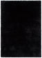 Lyla Machine Washable Shaggy Black Rug