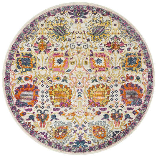 Babiru Spectacular Multi Round Rug