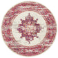 Babiru Pink Round Rug