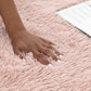 Lyla Machine Washable Shaggy Blush Rug