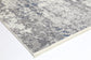 Bohemian Paradise One Modern Grey Blue Rug