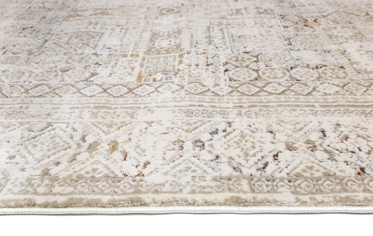 Bohemian Paradise Panel Beige Multi Rug