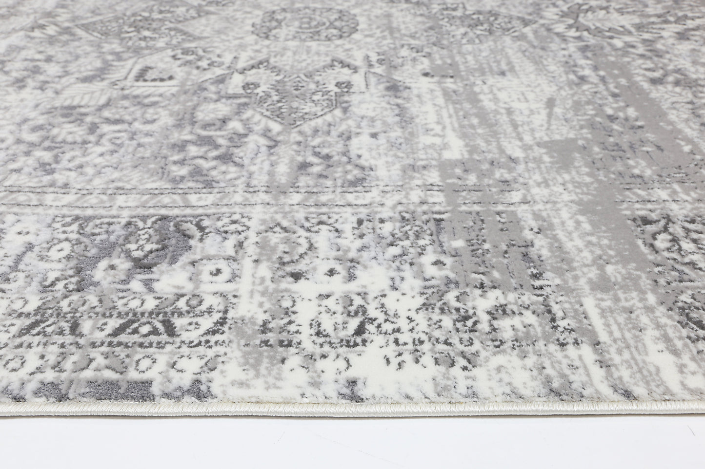 Bohemian Paradise Medalion Grey Rug