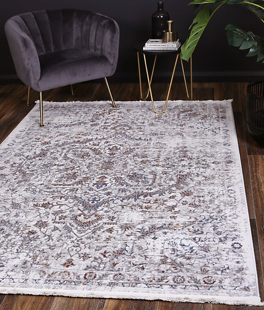 Bohemian Paradise Vintage Grey Multi Rug