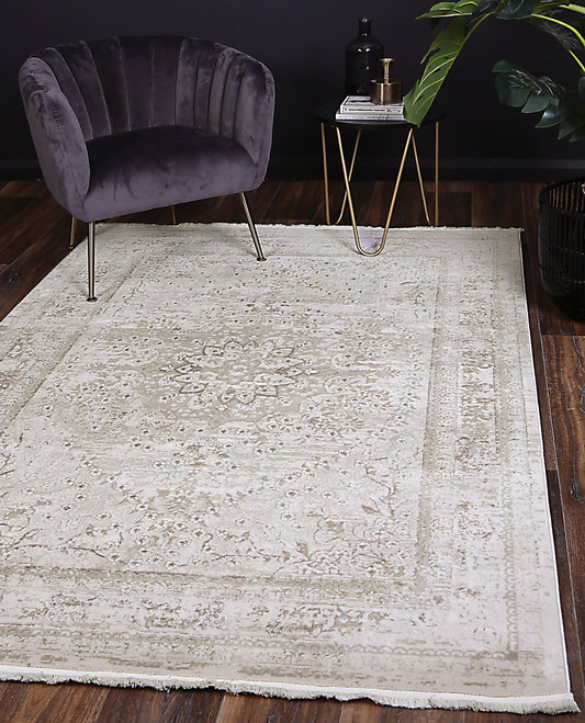 Bohemian Paradise Vintage Medalion Beige Rug