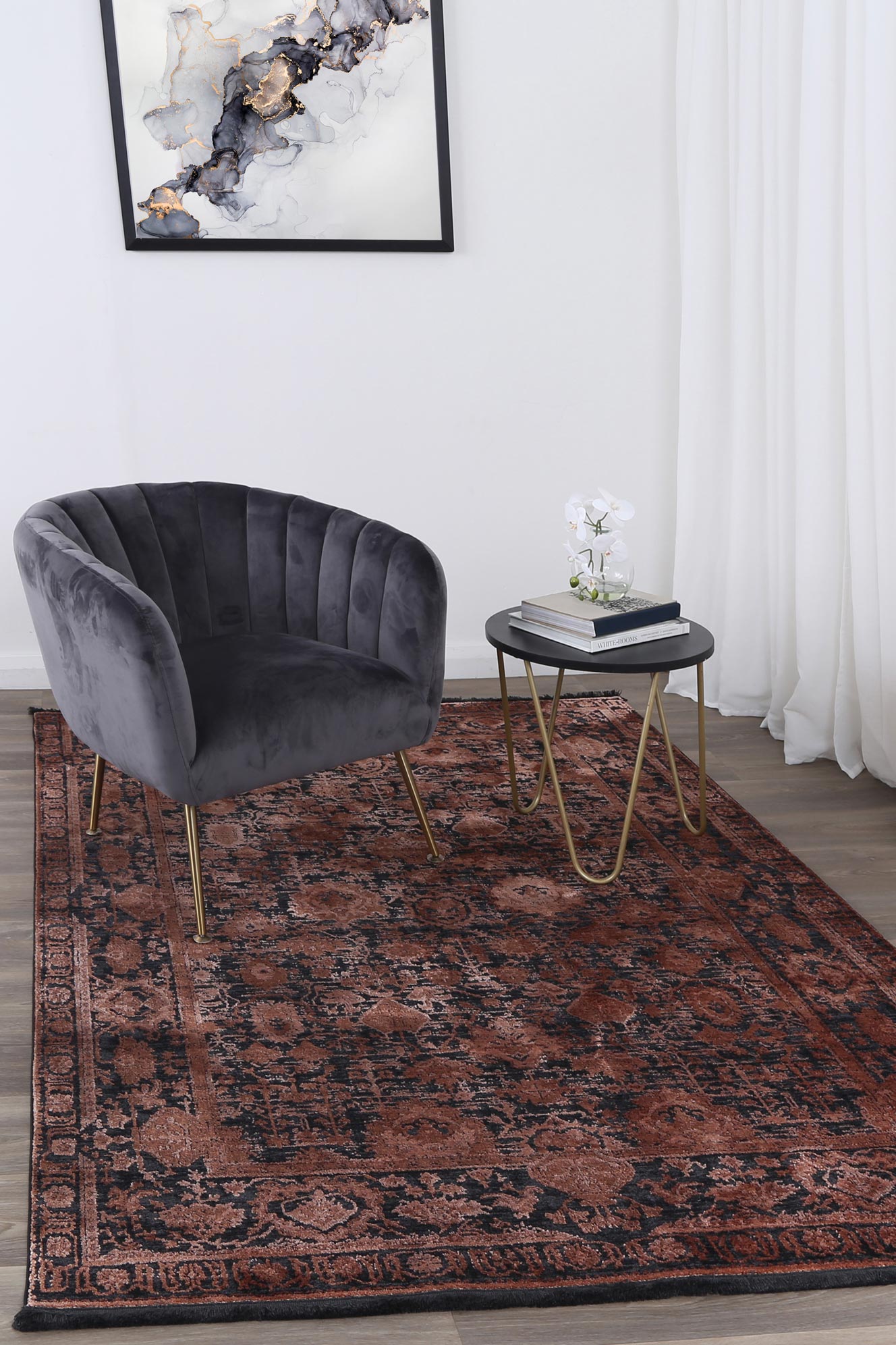 Brooklyn Vintage Oriental Rust Rug – Mayne Rugs & Flooring