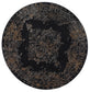 Brooklyn Distressed Medallion Gold Round Rug