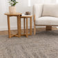 Seren Brown Grey Modern Wool Rug