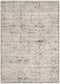 Clara Distressed Diamonds Cream Charcoal Rug