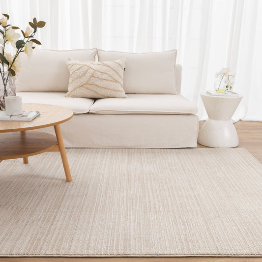 Clara Lines Cream Beige Rug