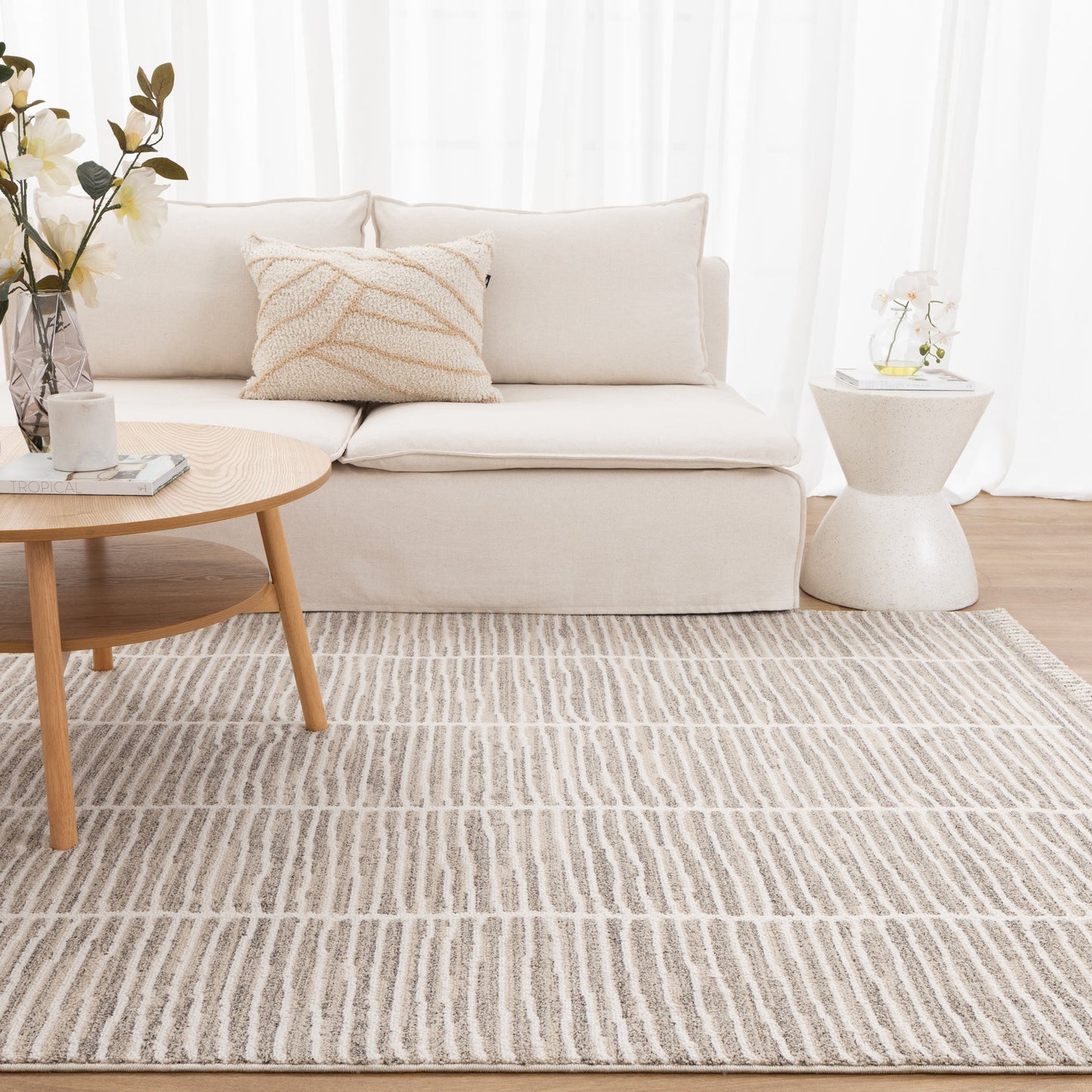 Clara Scandi Beige Rug