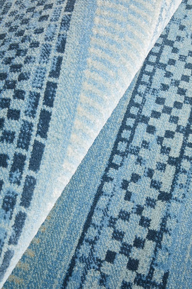 Calypso Scandi Blue Rug