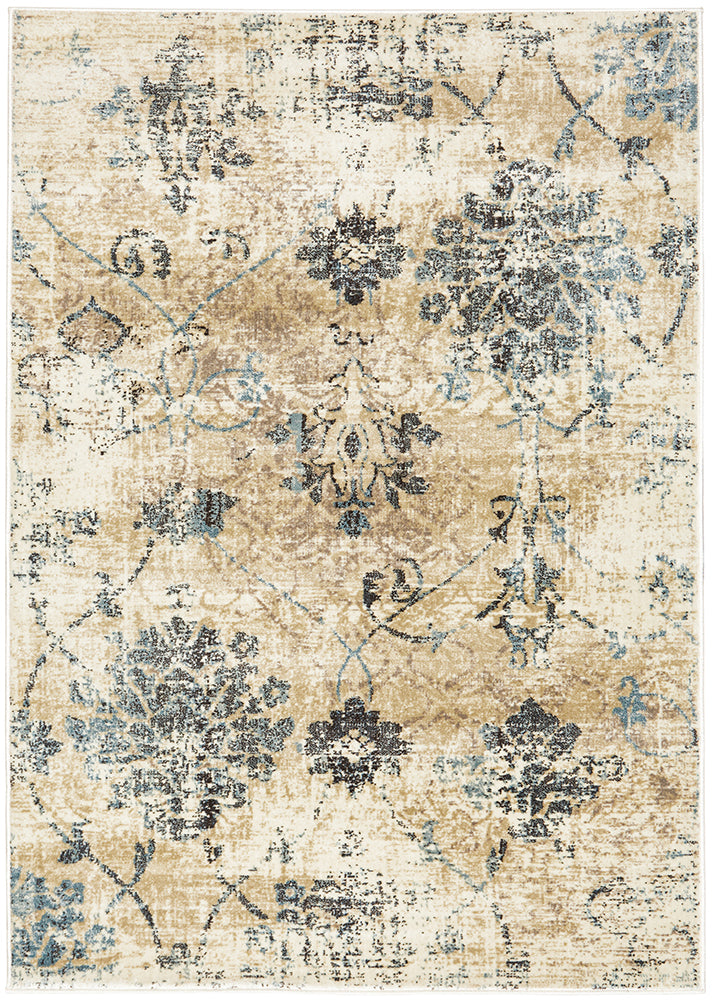 Calypso Floral Bone Rug