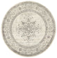 Century 977 Silver Round Rug