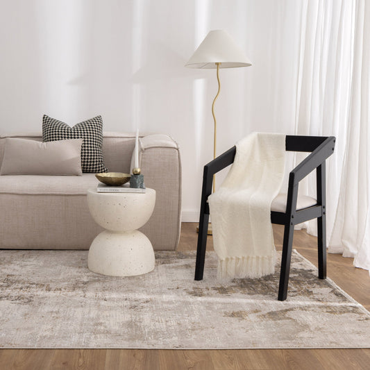 Chateau Abstract Beige Rug