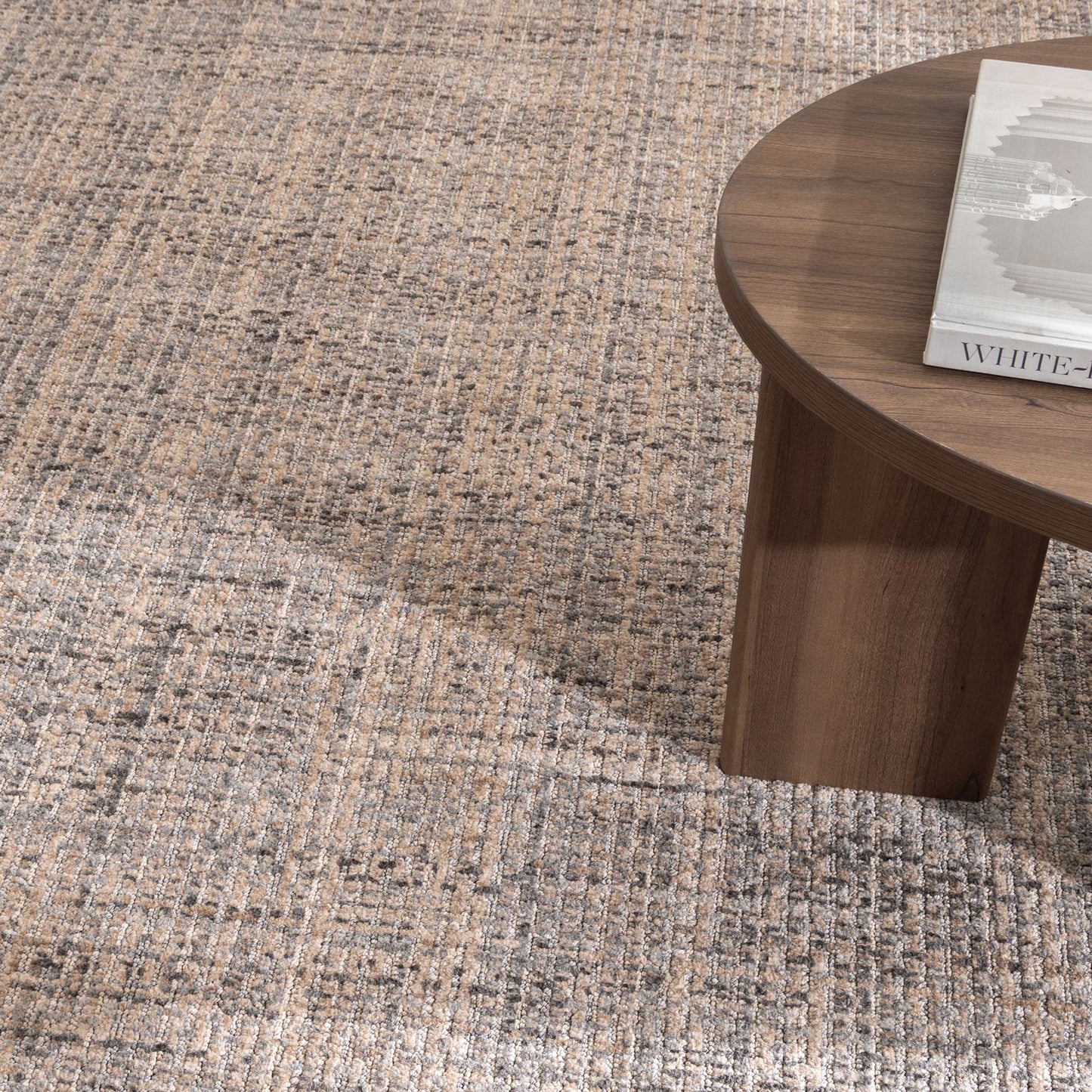 Cherie Distressed Lines Beige Grey Rug