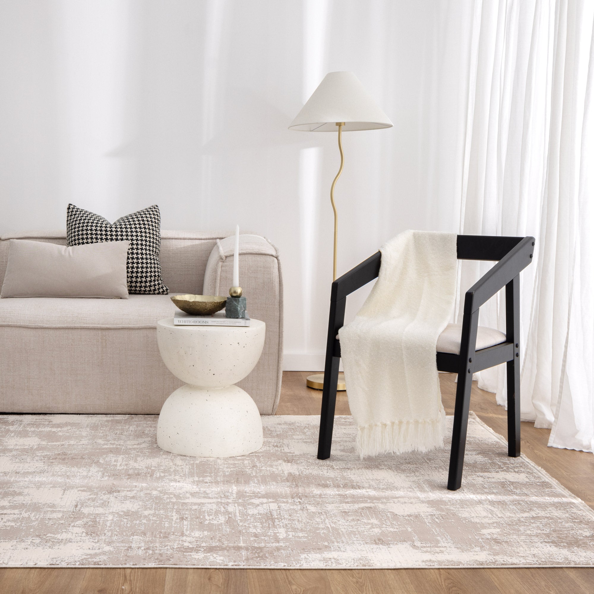 Chateau Distressed Beige and White Rug – Mayne Rugs & Flooring