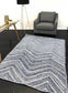 Artisan Blue Chevron Rug