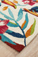 Cabana Toucan Tropical Indoor Outdoor Rug Cream