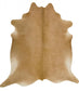 Exquisite Natural Cow Hide Beige