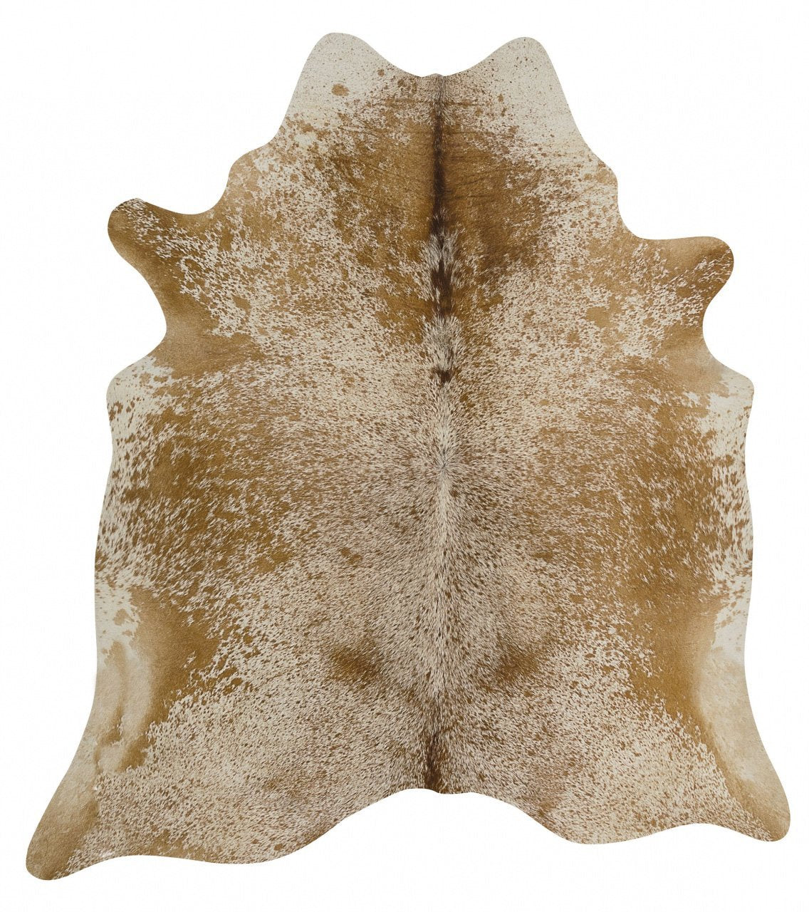 Exquisite Natural Cow Hide Salt & Pepper Brown