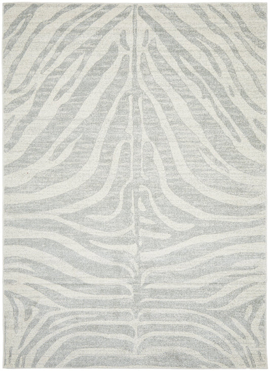 Chrome Savannah Silver Rug
