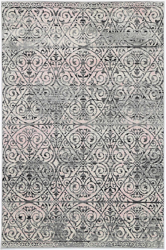 Delicate Katherine Pink & Ash Rug