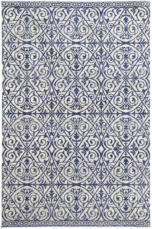 Delicate Katherine Blue & Ivory Rug