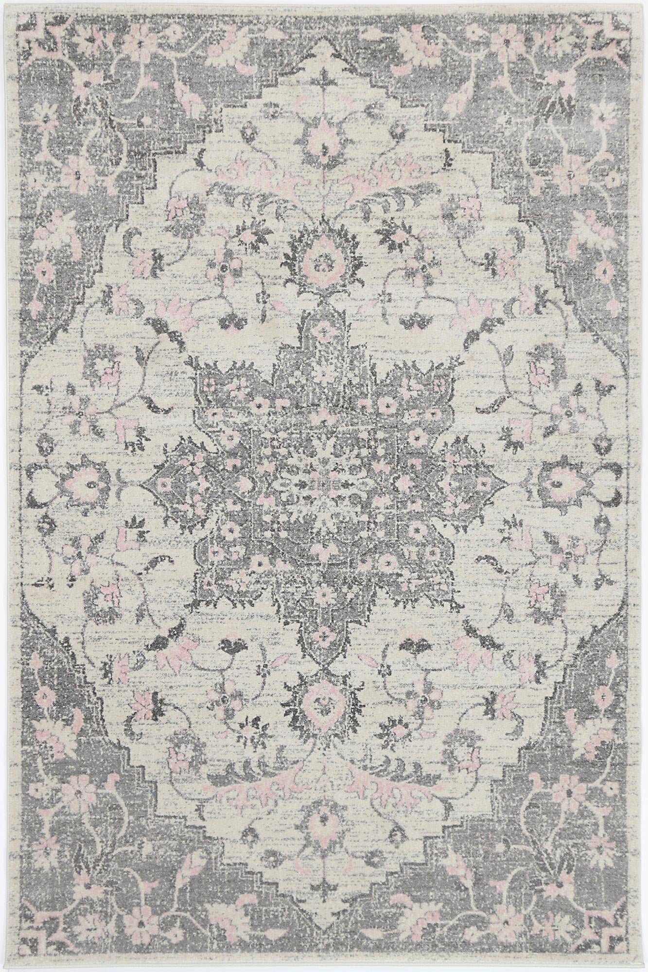 Delicate Madeleine Grey & Ivory Rug