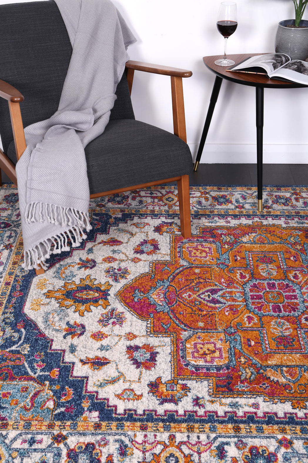 Delicate Vibrance Multi-Coloured Rug