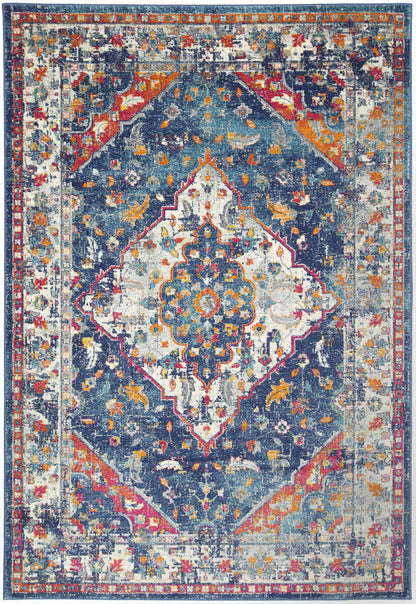 Delicate Medalion Multi Coloured Rug