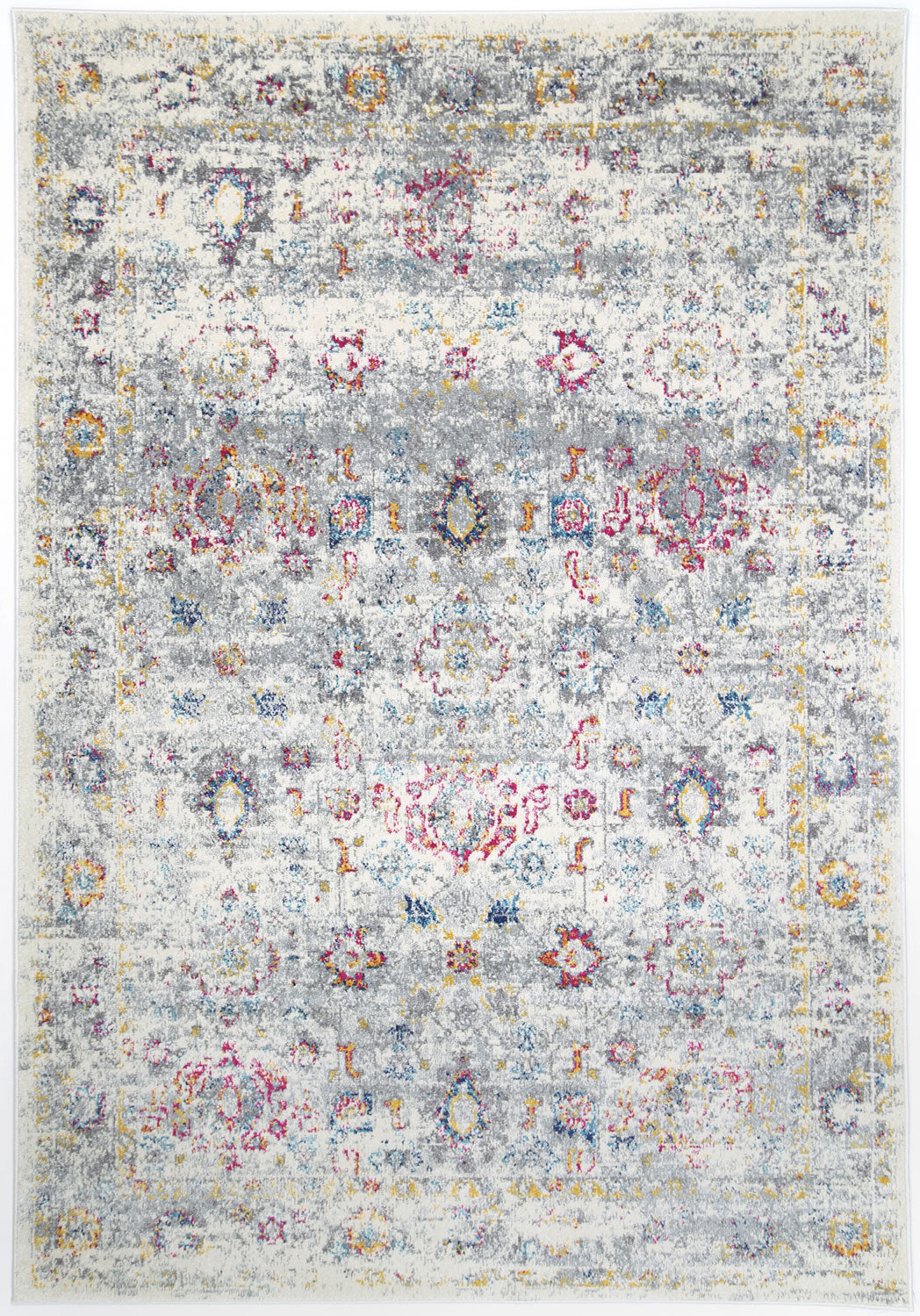 Delicate Flowers Multi-Coloured Rug