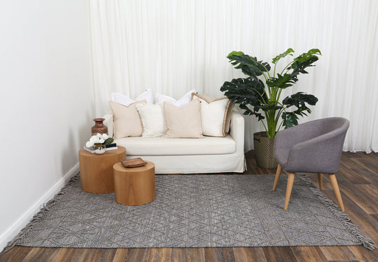 Diego Inca Grey Multi Wool Rug