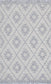 Diego Geometric Grey Wool Rug