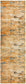 Dreamscape Tribute Modern Rust Runner Rug