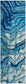 Dreamscape Waves Modern Indigo Rug