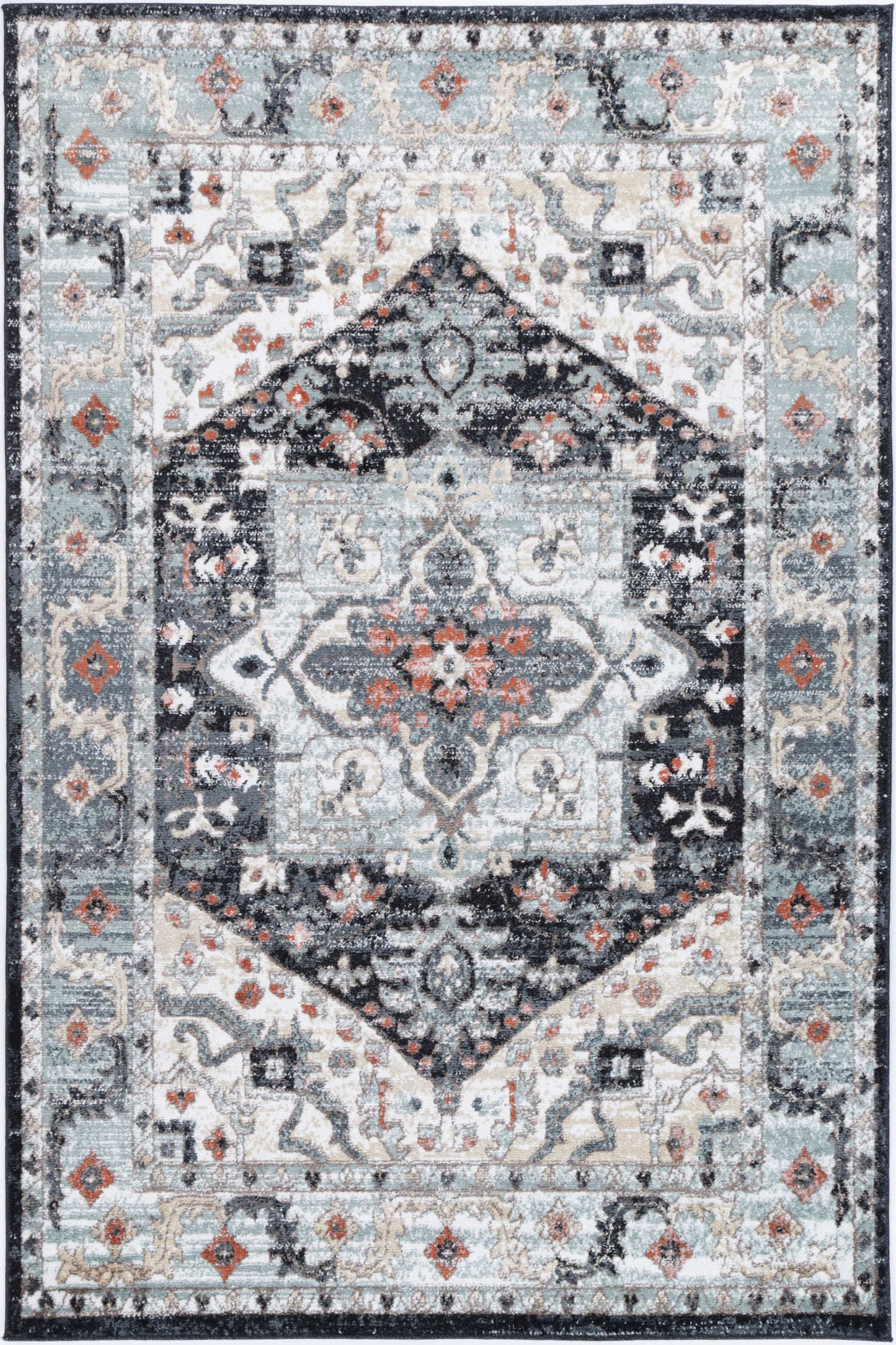 Estate Baltimore Traditional Charcoal Rug