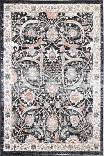 Estate Mylestone Traditional Charcoal Rug