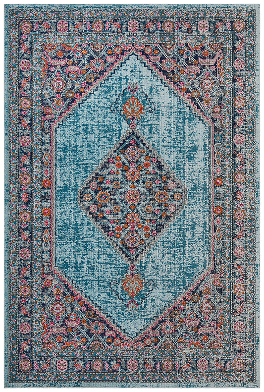 Eternal Whisper Diamond Blue Rug