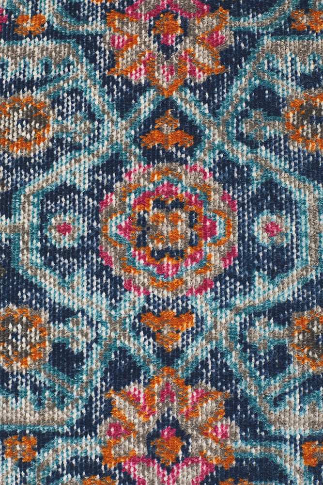 Eternal Whisper Diamond Blue Rug