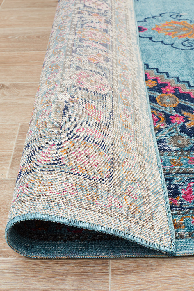 Eternal Whisper Diamond Blue Rug