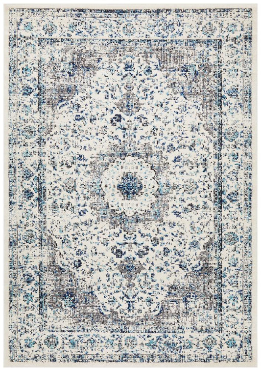 Evoke Mist White Transitional Rug