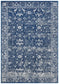 Evoke Oasis Navy Transitional Rug