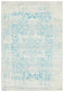 Evoke Glacier White Blue Transitional Rug