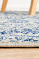 Evoke Frost Blue Transitional Round Rug