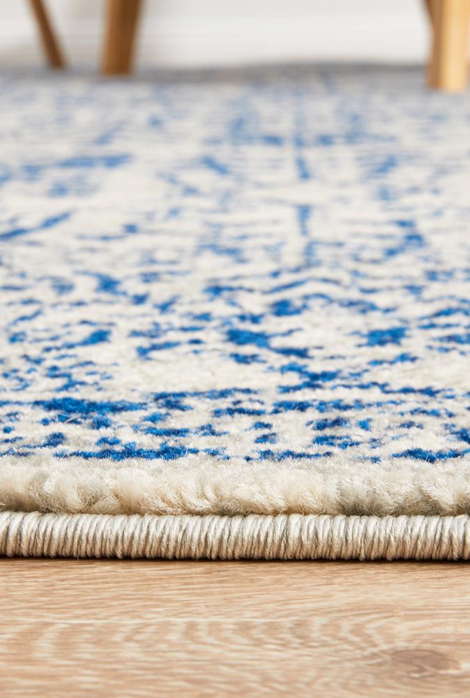 Evoke Frost Blue Transitional Rug