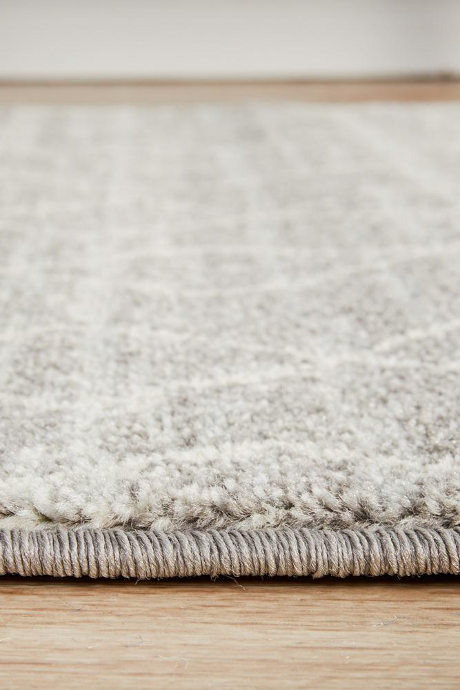 Evoke Remy Silver Transitional Runner Rug