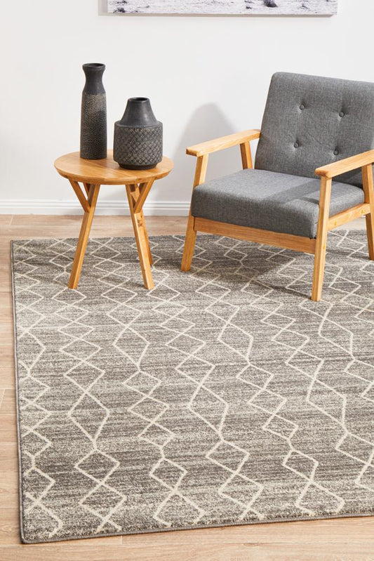 Evoke Remy Silver Transitional Rug